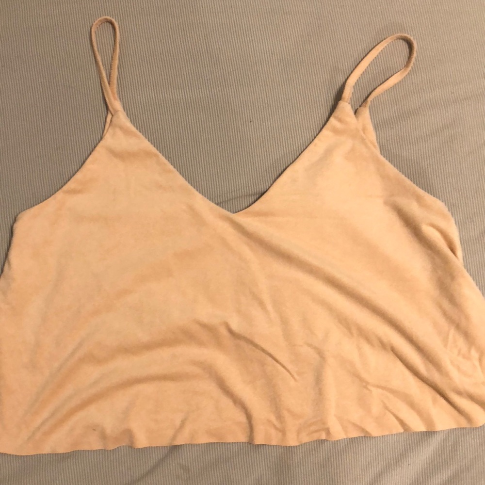 velvet cropped tank- forever 21